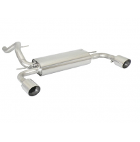 Escape Trasero Doble Acero Inox Salidas Redondas 102 Mm Sport Line  
  Ford Focus Mk3 (Typ Dyb) 2010&gt;&gt;2018 1.6ti-Vct (88kw)