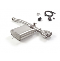 Escape Trasero Acero Inox Salidas Redondas 2x102 Mm
 Con Válvula Eléctrica Integradas Y Mando Wifi.
 Línea Con Diámetro Mejo