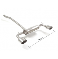 Escape Trasero Doble Acero Inox Salidas Ovaladas 135x90 Mm 
 Paragolpes Paquete &quot;Cross , Cross Plus&quot;.  
 Línea Con Diámetro