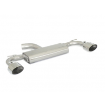 Escape Trasero Doble Acero Inox Salidas Ovaladas 135x90 Mm 
 Línea Con Diámetro Mejorado 76 Mm
 Seat Leon Mk3 (5f) 2.0tsi Cu