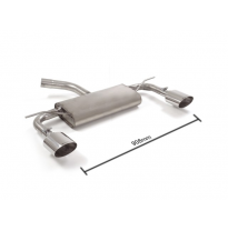 Escape Trasero Doble Acero Inox Salidas Ovaladas 135x90 Mm 
  Seat Leon Mk3 (5f) 1.6tdi (85kw) 2016&gt;&gt; Ragazzon