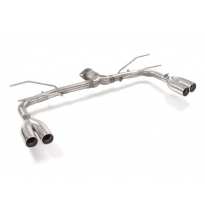 Tramos Traseros Grupo N Doble Acero Inox Salidas Redondas 2x70 Mm Asimetricas
 Línea Con Diámetro Mejorado 60 Mm 
 Fiat 124 Spid