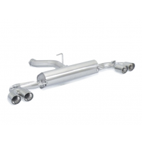 Silencioso Trasero Doble Acero Inox Salidas Redondas 2x80 Mm Sport Line Asimetricas  
 Supresión De La Válvula Integrada.
 Línea