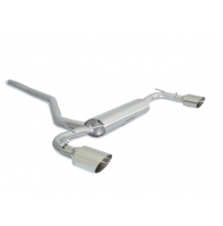 Escape Trasero Doble Acero Inox Salidas Ovaladas 135x90 Mm 
 Línea Con Diámetro Mejorado 60 Mm 
 Jeep Renegade 2.0mjet 4x4 (