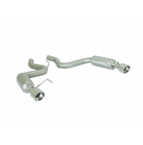 Escape Trasero Doble Acero Inox Grupo N Salidas Redondas 102 Mm Sport Line
 Línea Con Diámetro Mejorado 70 Mm
 Ford Mustang