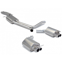 Tramo Intermedio Con Escape Acero Inox + Escape Trasero Doble Acero Inox
 Con Valvulas Integradas.Las Válvulas Son Accio