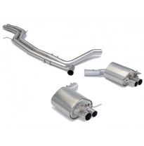 Tramo Intermedio Grupo N Acero Inox + Escape Trasero Doble Acero Inox
 Con Valvulas Integradas.Las Válvulas Son Accionadas M