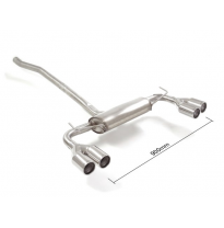 Escape Trasero Doble Acero Inox Salidas Redondas 2x80 Mm Asimetricas 
  Jeep Renegade 1.0gse (88kw) 2018&gt;&gt; Ragazzon