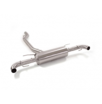 Silencioso Trasero Dobles Acero Inox Para Codas Estéticas Originales
 Línea Con Diámetro Mejorado 76 Mm
 Alfa Romeo Stelvio(949)