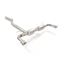 Escape Trasero Doble Acero Inox Salidas Redondas 90 Mm Sport Line
 Línea Con Diámetro Mejorado 70 Mm
 Alfa Romeo Giulia(952)