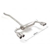 Escape Trasero Doble Acero Inox Salidas Redondas 2x70 Mm Asimetricas 
 Paragolpes Paquete &quot;Cross , Cross Plus&quot;.  
 Fiat 500x