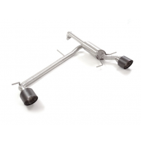 Escape Trasero Doble Acero Inox Salidas Redondas 118 Mm Carbon Shot
  Suzuki Swift (Typ Az) 2017&gt;&gt; 1.4 Boosterjet (103kw) 20