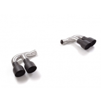 Cola Redonda 2 / 2x108 Mm Sport Line Asimetricas Black Acero Inox
  Porsche Cayenne(536) 2017>> 3.0 V6 (250kw) 2019>> Ragazzon