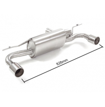 Silencioso Trasero Doble Acero Inox Salidas Redondas 90 Mm 
  Bmw Serie1 F20/F21 F21 118i (100kw - B38) 07/2015&gt;&gt; Ragazzon