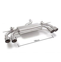 Escape Trasero Doble Acero Inox Salidas Redondas 2 / 102 Mm Sport Line
 Con Valvulas Integradas.Las Válvulas Son Accionadas