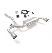 Escape Trasero Doble Acero Inox Salidas Redondas 102 Mm Sport Line  
 Con Válvula Eléctrica Integradas Y Mando Wifi.
 Mini F