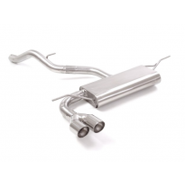 Escape Trasero Acero Inox Salidas Redondas 2x80 Mm Sport Line Asimetricas 
 Línea Con Diámetro Mejorado 60 Mm 
 Elimina Un S