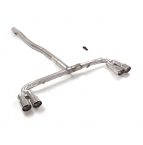 Tramos Traseros Grupo N Dobles Acero Inox Salidas Redonda 2x90 Mm Sport Line Asimetricas
 Supresión De La Válvula Integrada. El