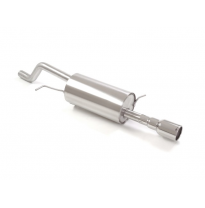 Escape Trasero Acero Inox Con Salida Redonda 90 Mm  
  Ford Fiesta Mk8 2017&gt;&gt; 1.1 (63kw) 2017&gt;&gt;2019 Ragazzon