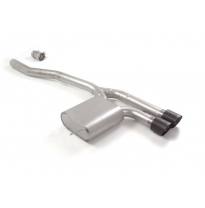 Silencioso trasero en acero inox con salidas redondas 2x100 mm Carbon Shot
 Línea con diámetro mejorado 76 mm
 
 CON HOMOLOGACIO