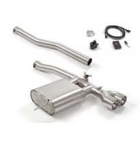 Escape Trasero Acero Inox Salidas Redondas 2x102 Mm
 Con Válvula Eléctrica Integradas Y Mando Wifi.
 Mini F57 2016&gt;&gt; Jcw 2.0