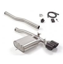 Escape Trasero Acero Inox Salidas Redondas 2x100 Mm Carbon Shot
 Con Válvula Eléctrica Integradas Y Mando Wifi.
 Mini F57 20