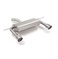 Silencioso trasero doble en acero inox con salidas redondas 102 mm Sport Line  </p>
 Línea con diámetro mejorado 70 mm
 
 CON HO