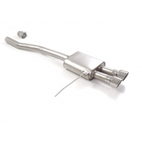 Silencioso trasero en acero inox con salidas redondas centrales 2x102 mm Sport Line</p>
 Línea con diámetro mejorado 76 mm
 
 CO
