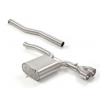 Silencioso trasero en acero inox con salidas redondas 2x102 mm
 Línea con diámetro mejorado 70 mm
 
 CON HOMOLOGACION Mini F56 2