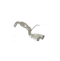 Escape Trasero Acero Inox Salidas Redondas 2x70 Mm Sport Line Asimetricas
  Fiat 500 (Typ312) 2007&gt;&gt; 0.9 Twinair Turbo (62kw