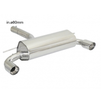 Escape Trasero Doble Acero Inox Salidas Redondas 90 Mm Sport Line - Paragolpes Paquete M-Sport
  Bmw Serie1 F20/F21 F20 M135