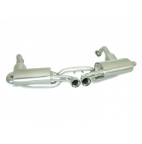 Catalizadores Metalicos 200cpsi Izquierda-Derecha + Escape Trasero Doble Acero Inox salidas Redondas 2x90 Mm Sport Line  