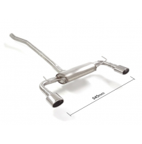 Escape Trasero Acero Inox Con Salida Ovalada 115x70 Mm  
 Paragolpes Paquete &quot;Cross , Cross Plus&quot;.  
 Línea Con Diámetro Mej