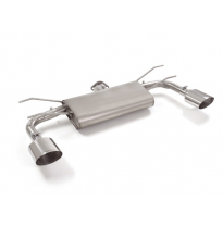 Escape Trasero Doble Acero Inox Salidas Ovaladas 135x90 Mm 
 Línea Con Diámetro Mejorado 70 Mm
 Abarth 124 Spider 2016&gt;&gt; 1.4