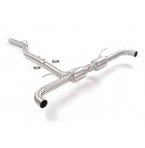 Escape Trasero Dobles Acero Inox Para Codas Estéticas Originales
 Línea Con Diámetro Mejorado 70 Mm
 Solo Compatible Para Co