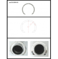 Protección Estética Acero Inox Redonda Abierta
 Para Cola Redonda 70 Mm
 Universal Protecciones Estét View All Ragazzon