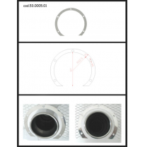 Protección Estética Acero Inox Redonda Abierta
 Para Cola Redonda 90 Mm
 Universal Protecciones Estét View All Ragazzon