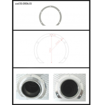 Protección Estética Acero Inox Redonda Abierta
 Para Cola Redonda 102 Mm
 Universal Protecciones Estét View All Ragazzon