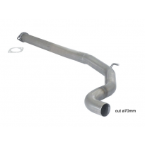 Tramo Intermedio Grupo N Acero Inox - Línea Con Diámetro Mejorado 70 Mm
  Abarth Grande Punto Abarth 1.4 Tjet (114kw) ø70mm 10/2