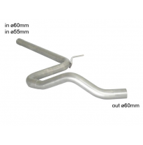 Tramo Intermedio Acero Inox - Línea Con Diámetro Mejorado 60 Mm
 Solo Para Versión Sin Scr / Adblue
 Seat Leon Mk3 (5f) 1.6tdi (