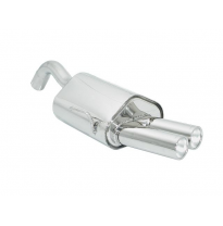 Silencioso Trasero Acero Inox Salidas Redondas 2x80 Mm
  Renault Clio Mk2 1998&gt;&gt;2005 Rs 2.0 16v Euro3 (131 Kw) 2001&gt;&gt;12/2003 Rag