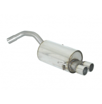 Silencioso trasero en acero inox con salidas redondas 2x70 mm
 
 
 CON HOMOLOGACION Alfa Romeo 147 1.6 16V (77/88kW) - 2.0 16V (