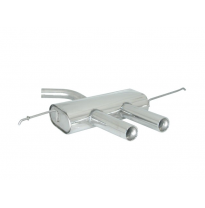 Silencioso Trasero Acero Inox Salidas Centrales Redondas 2x90 Mm - Parachoques Sportline O Modelo R32
  Volkswagen Golf Mk5 1.9t