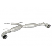 Escape Trasero Doble Acero Inox Salidas Redondas 102 Mm Sport Line - Línea Con Diámetro Mejorado 76 Mm
  Volkswagen Golf Mk6