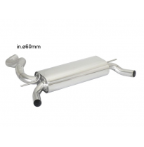 Escape Trasero Dobles Acero Inox Para Codas Estéticas Originales
  Renault Clio Mk4 2012&gt;&gt;2019 Rs 1.6 Turbo (147kw) 2013&gt;&gt; R