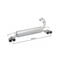 Escape Trasero Doble Acero Inox Salidas Redondas 2x70 Mm 
  Smart Fortwo (Typ453) 2014>> 0.9 (66kw) 2014>>2019 Ragazzon