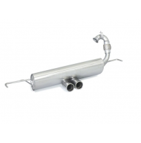 Escape Trasero Acero Inox Salidas Redondas Centrales 2x70 Mm  
  Smart Fortwo (Typ453) 2014>> 0.9 (66kw) 2014>>2019 Ragazzon