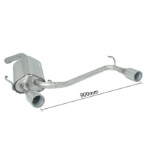 Escape Trasero Doble Acero Inox Salidas Redondas 102 Mm - Modificación Del Parachoques Original
  Alfa Romeo Gt(937) 2003&gt;&gt;2