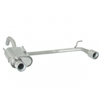 Escape Trasero Doble Acero Inox Salidas Redondas 90 Mm - Modificación Del Parachoques Original
  Fiat Panda Ii (Typ169) 1.3