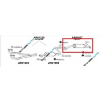 Alfa 33 1.3 * Silenciador Tras